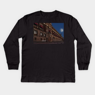 Palacio Nacional, Mexico City. Kids Long Sleeve T-Shirt